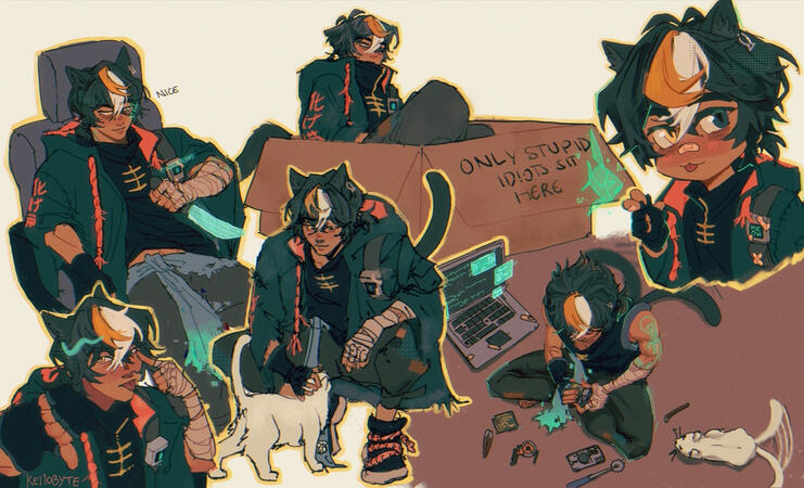 Kei (OC) Sketchpage