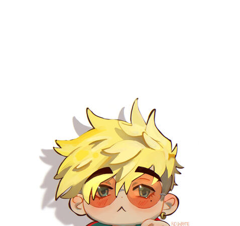 Plushie Vash peeping