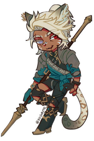 X&#39;enik chibi sticker design