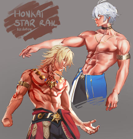 Mydei and Phainon torso studies